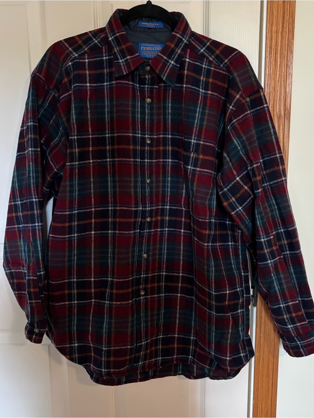 Pendleton 100% Virgin Wool Plaid Shirt